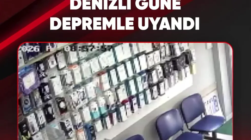 DENİZLİ GÜNE DEPREMLE UYANDI