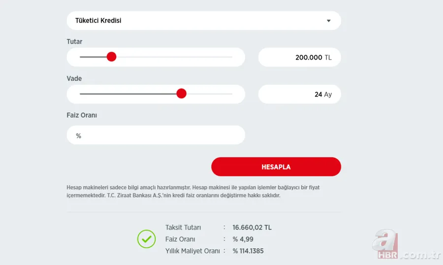200 bin TL ihtiyaç kredisi için aylık taksitler kaç TL? Banka banka güncel kredi hesaplama… 3