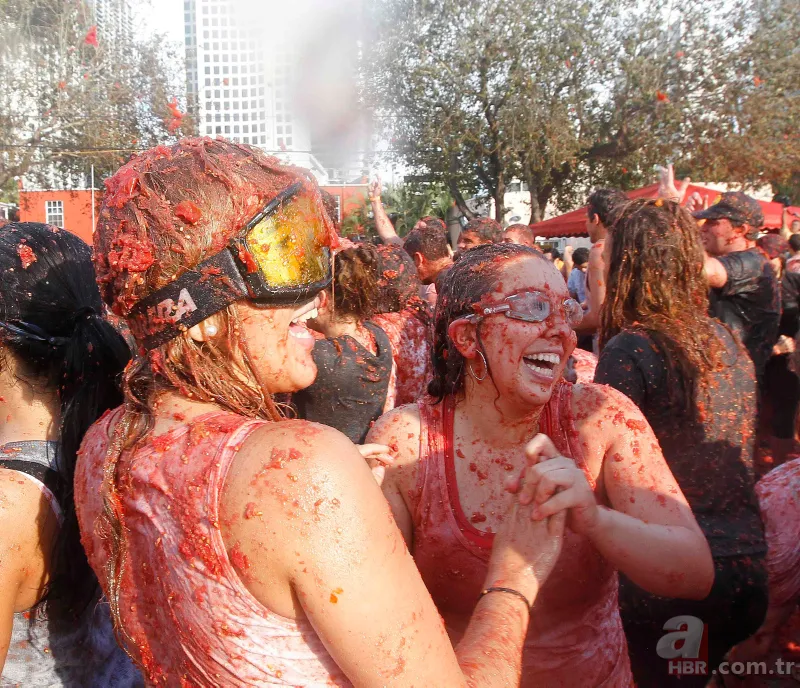20 bin kişi 130 ton domates: La Tomatina! "Sanki yeniden doğuyoruz" 12
