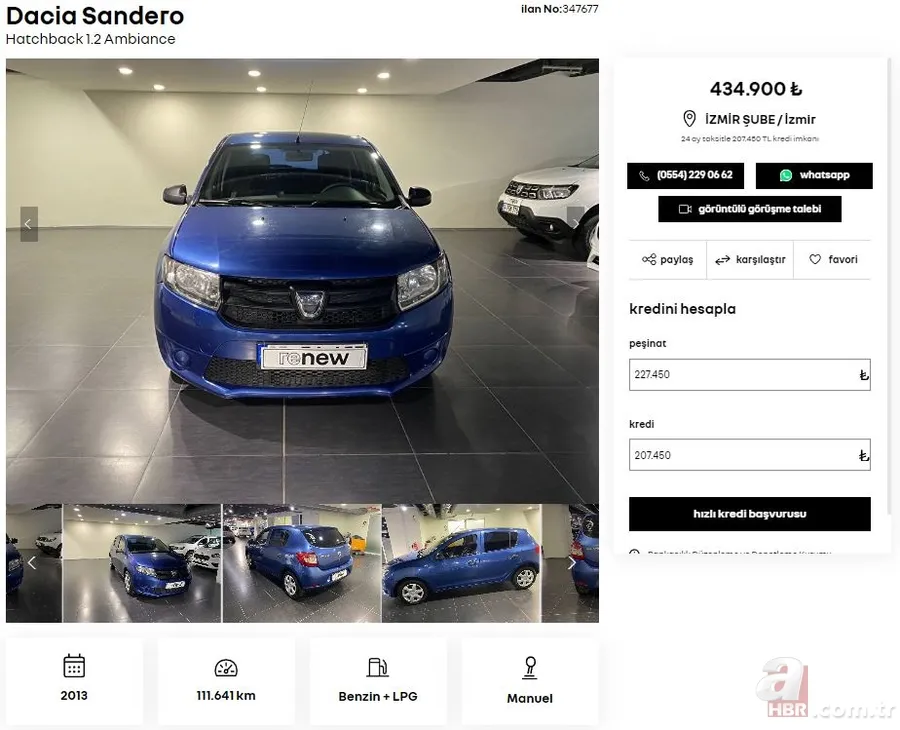 Listede en pahalı ikinci el araç 500 bin TL! Renault 12 ay garanti ile satışa sunuyor! İşte Renault, Peugeot, Fiat, Volkswagen, Hyundai, Opel…. 22