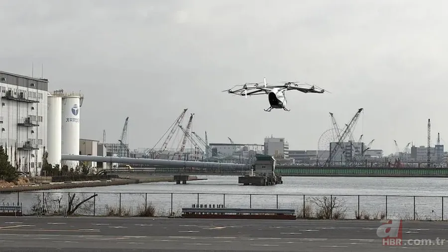 Trafik derdine son veren teknoloji! Uçan taksi havalanmaya başladı 3