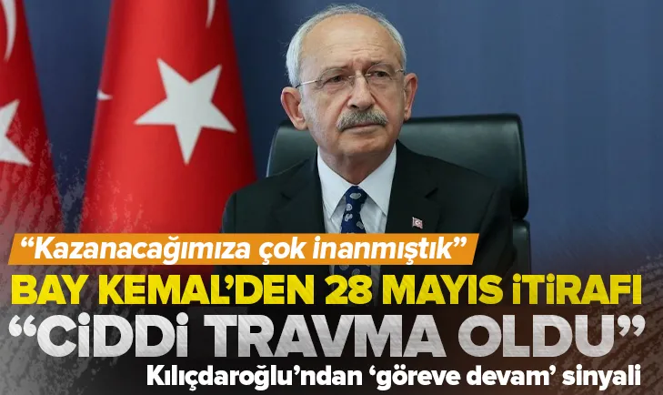 Kazanamamanın getirdiği ciddi bir travma oldu