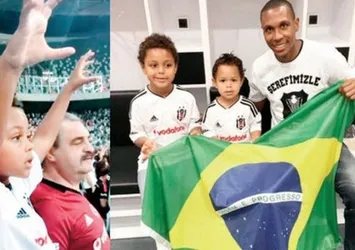 Beşiktaşlı Marcelo'nun oğlu tribünden düşmüş!