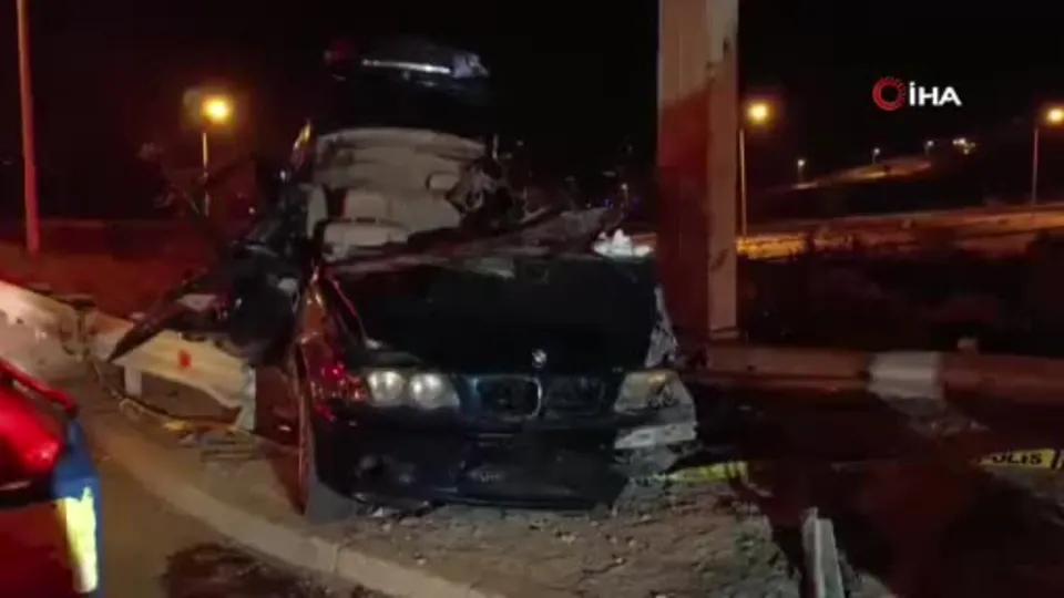 Ankara’da otomobil kazası! 4 ölü 1 yaralı