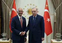 Başkan Erdoğan ABD Ankara Büyükelçisi Barrack'ı kabul etti