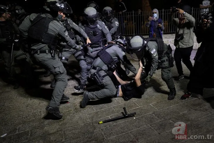 İşgalci İsrail polisi, 5 Filistinliyi gözaltına aldı