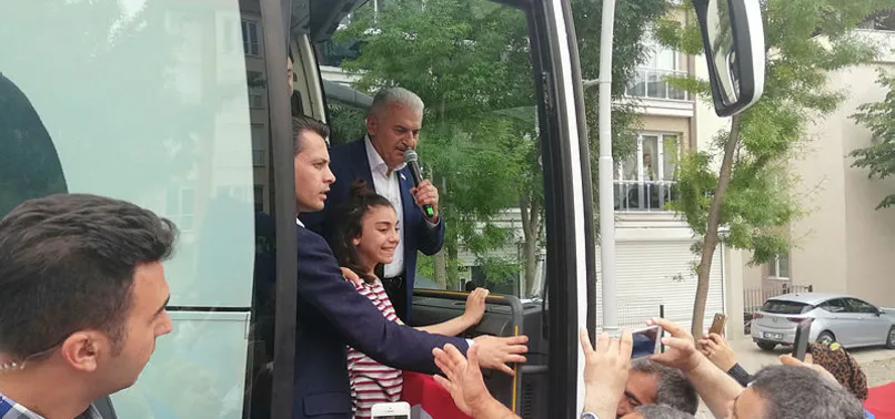 Binali Yıldırım’a Beylikdüzü ve Büyükçekmece’de büyük ilgi