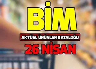 BİM 26 Nisan aktüel ürünler kataloğu 26 Nisan yayınlandı mı? BİM kataloğu indirimli ürünler neler?