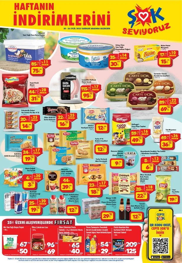 ŞOK haftanın ikinci kataloğunu yayınladı! İşte ŞOK 21 ve 23 Eylül tarihlerinde yayınladığı aktüel ürünler katalogları…