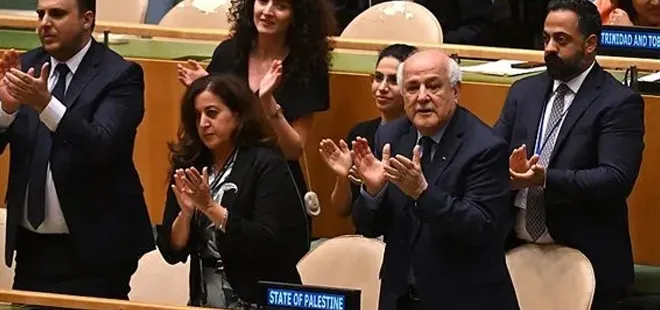 BM Genel Kurulu’nda çarpıcı anlar! Filistin sesi yankılandı İsrailliler toz oldu: Dikkat çeken yırtık koltuk detayı