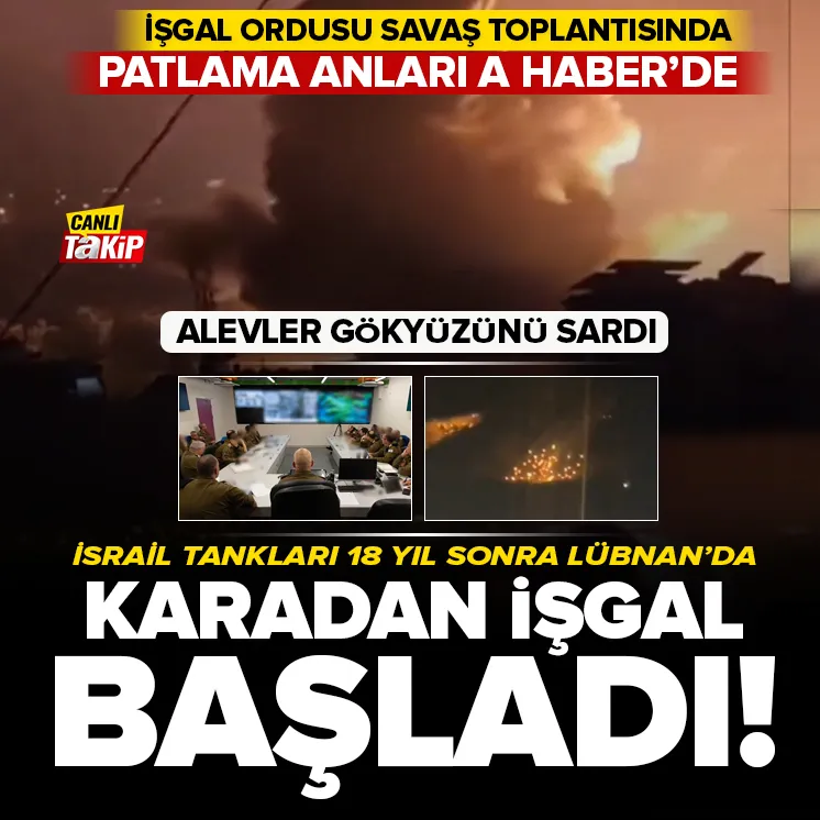 İsrail Lübnana yönelik kara işgalini başlattı