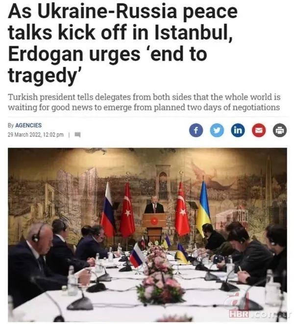 Dolmabahçe Sarayı'ndaki müzakere dünya basınında! Avrupa ya da BM değil Erdoğan başardı 14