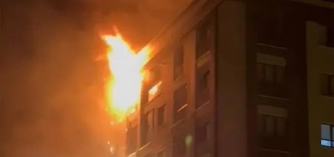 İstanbul’da korku dolu anlar! 14 katlı binada yangın çıktı 4 kişi hastaneye kaldırıldı