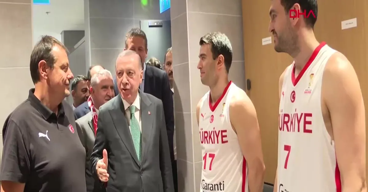 Başkan Erdoğan'dan 12 Dev Adam'a tebrik!