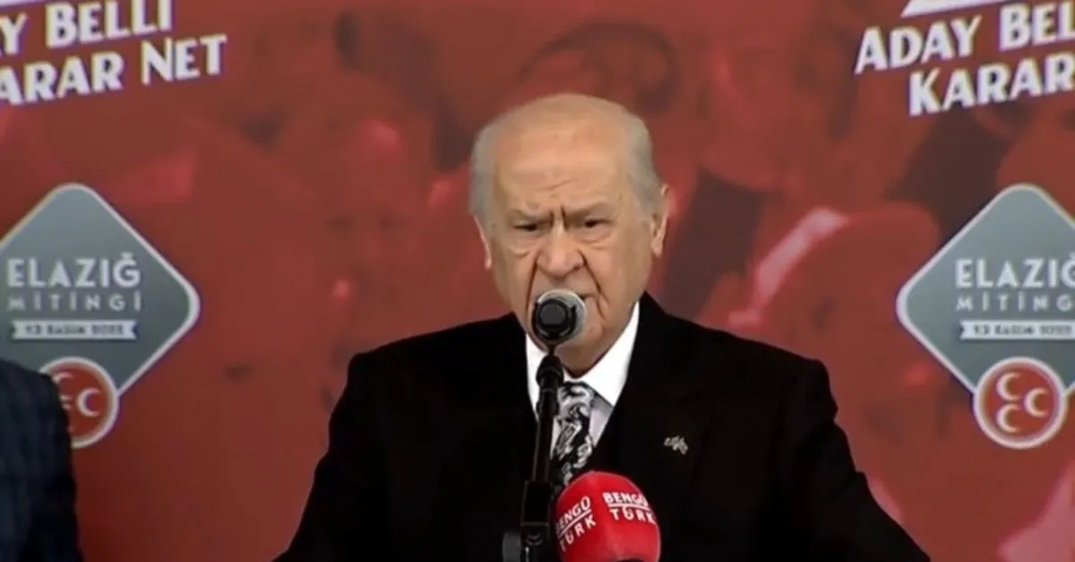 MHP lideri Devlet Bahçeli: Kimse HDP ile ilgili bize parmak sallayamaz