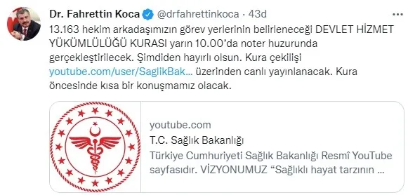 Bakan Fahrettin Koca SON DAKİKA açıkladı! Yarın belli olacak