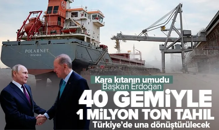 Başkan Recep Tayyip Erdoğan’ın girişimleri dünyaya umut oluyor! Soçi zirvesi sonrası 40 gemiyle Afrika’ya umut taşınacak