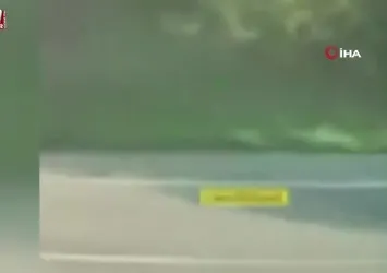 Makas atan sürücüye para cezası