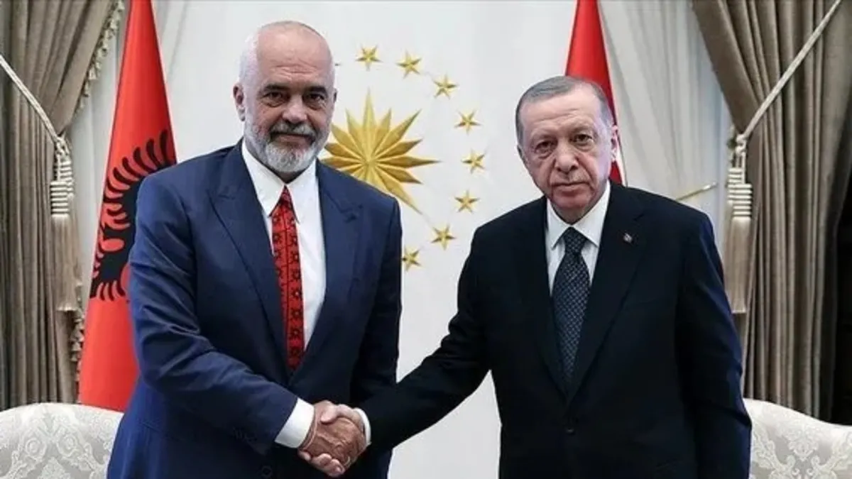 Başkan Recep Tayyip Erdoğan Arnavutluk Başbakanı Edi Rama ile görüştü!
