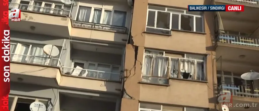 Balıkesir’de deprem! Hasarın boyutu gün ağarınca ortaya çıktı | A Haber görüntüledi 5