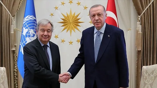 Başkan Erdoğan BM Genel Sekreteri Guterres ile bir telefon görüşmesi gerçekleştirdi