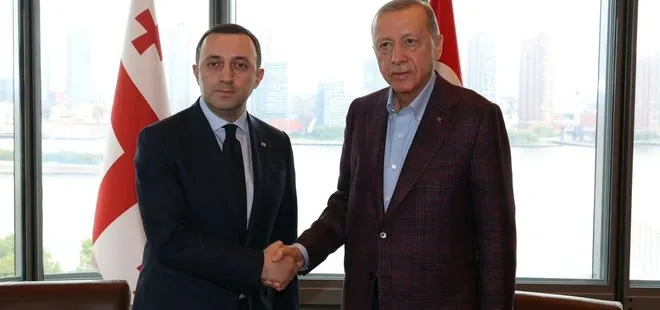 ABD’de diplomasi zirvesi! Başkan Erdoğan Gürcistan Başbakanı Irakli Garibashvi kabul etti