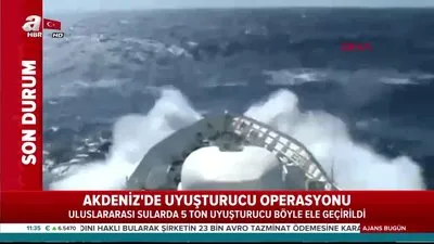 Akdeniz’de dev operasyonun görüntüleri ortaya çıktı
