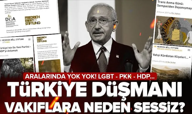 TURKEN üzerinden kara propagandaya girişen Kemal Kılıçdaroğlu Türkiye düşmanı vakıflara neden sessiz?