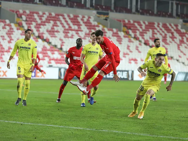 UEFA Avrupa Ligi karşılaşması | Sivasspor: 0 - Villarreal: 1 MAÇ SONUCU
