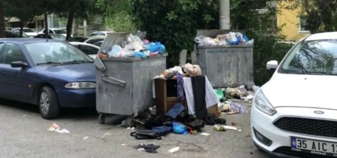 İzmir’de CHP belediyeciliği klasiği! Sokaklar çöp yuvasına döndü