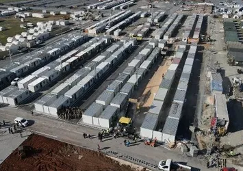 Gaziantep Nurdağı’nda 16 bin depremzedenin barınacağı konteyner kent kuruluyor!