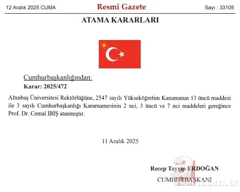 Başkan Erdoğan imzaladı! 9 üniversiteye rektör ataması Resmi Gazete'de 2