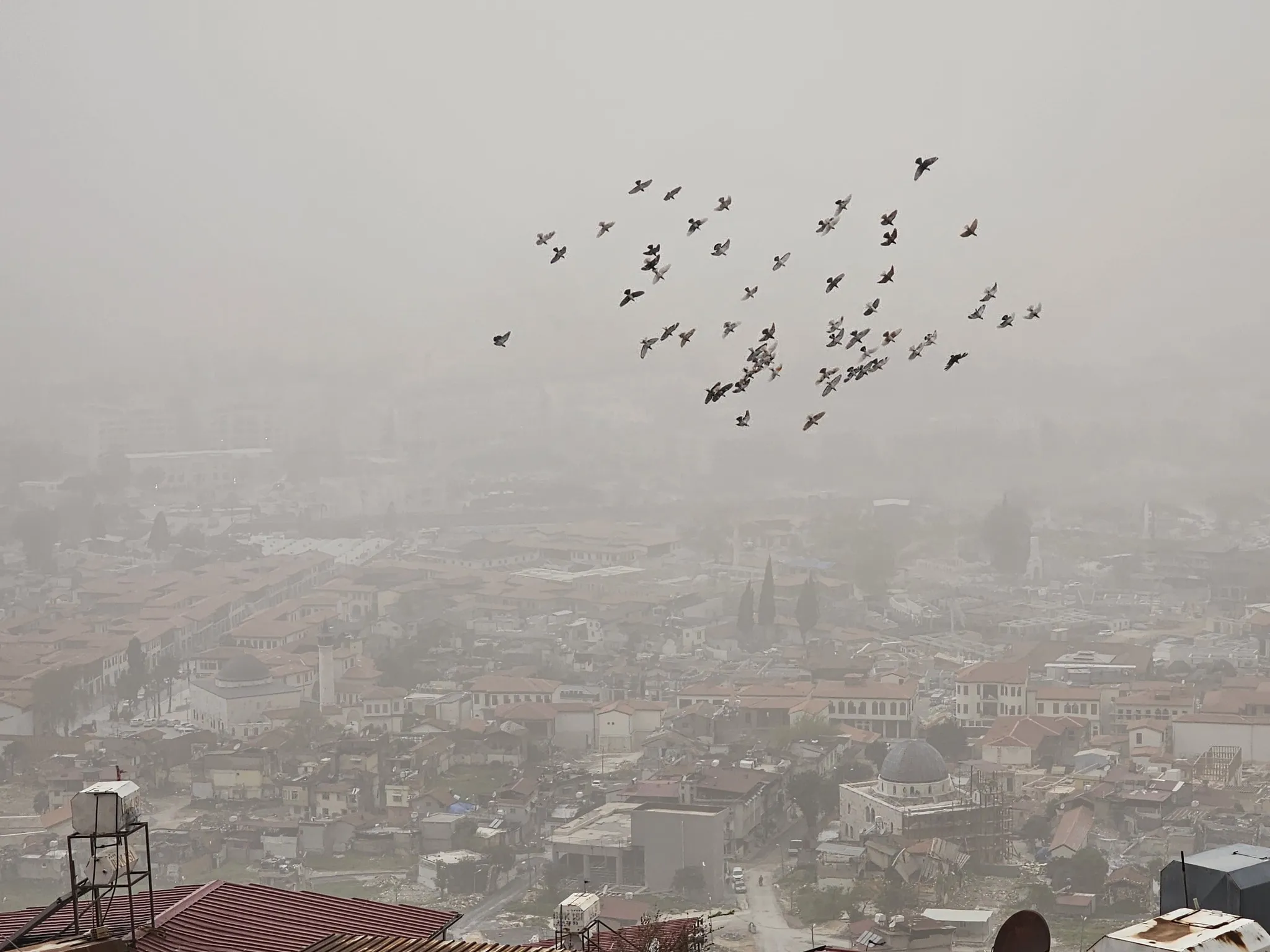 Hatay'da toz taşınımı etkisini sürdürüyor
