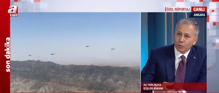 Son dakika: İçişleri Bakanı Ali Yerlikaya’dan A Haber’e özel açıklamalar: PKK hareket edemez hale geldi