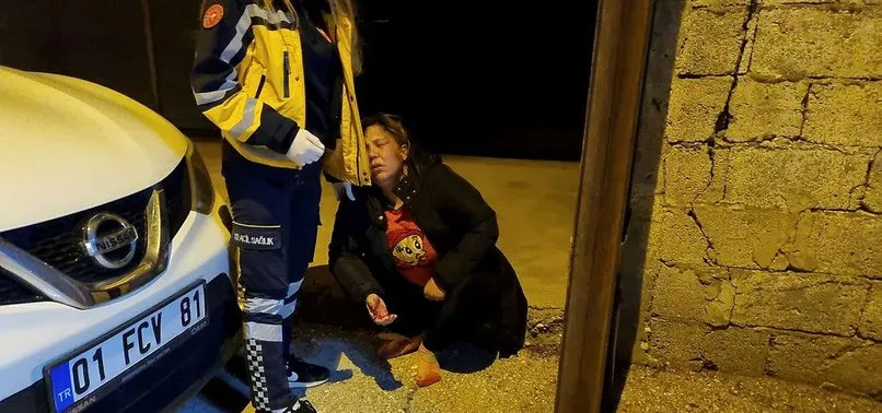 Zorla girdiği evde kız arkadaşını darp etti