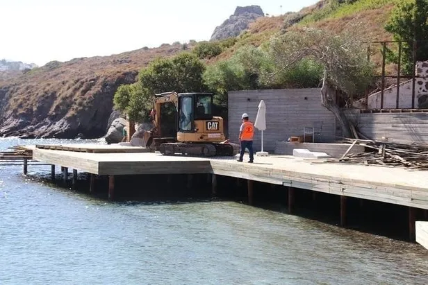 Dodo Beach’te yıkım tekrar başladı! Cumhurbaşkanlığı kararnamesi sonrası harekete geçildi