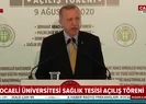 Başkan Erdoğandan Kocaelide flaş açıklamalar