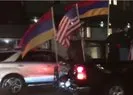 Son dakika: Ateşkesi ihlal edip sivilleri hedef alan İşgalci Ermenistana destek verdiler! ABD Ermenistan bayrakları bir arada