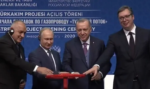 SON DAKİKA: TürkAkım projesi açıldı! Erdoğan ve Putin’den flaş mesajlar…