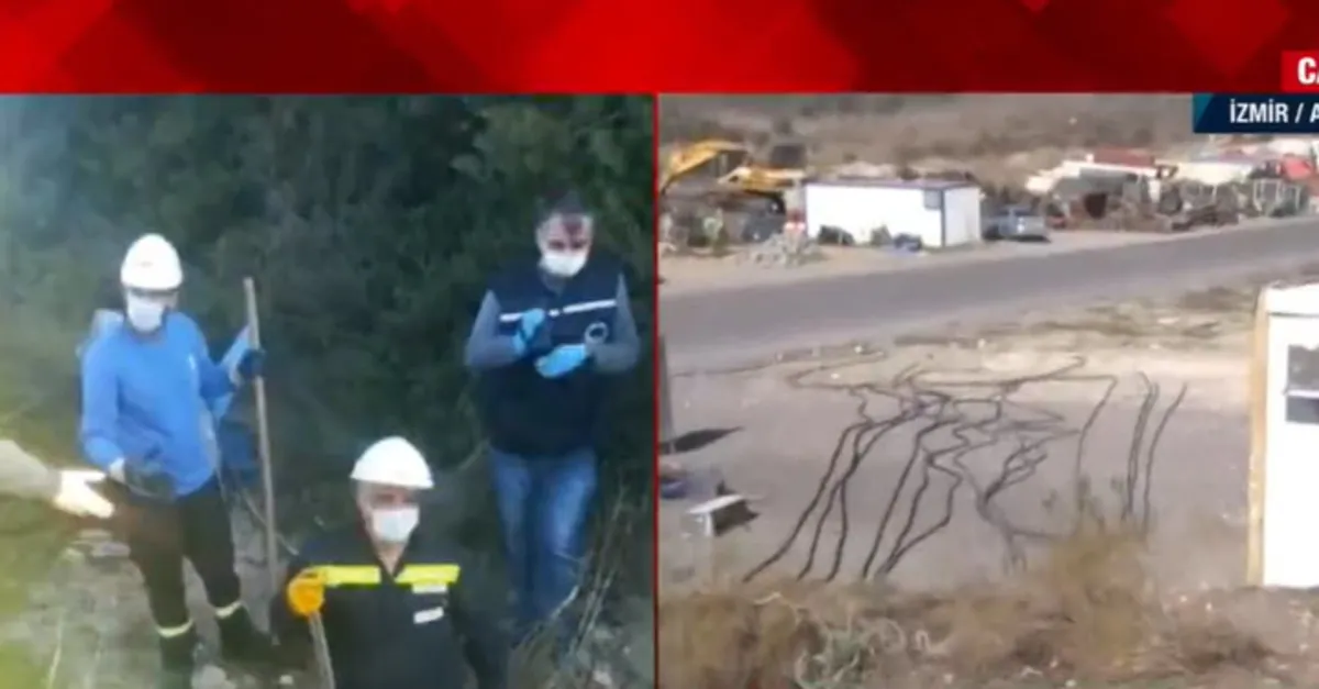 Son dakika: İzmir'de Tüpraş boru hattında hırsızlık! İşte orman içindeki petrol hırsızlığı düzeneği