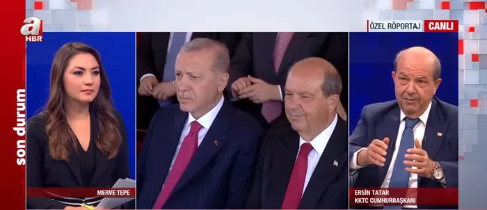 KKTC Cumhurbaşkanı Ersin Tatar, A Haber'e özel açıklamalarda bulundu