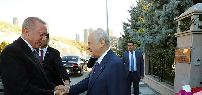 Başkan Erdoğan, Devlet Bahçeli’yi ziyaret etti