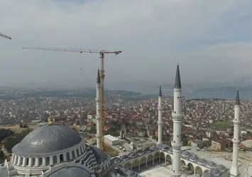 Çamlıca Camisi'nin yüzde 80'i tamamlandı