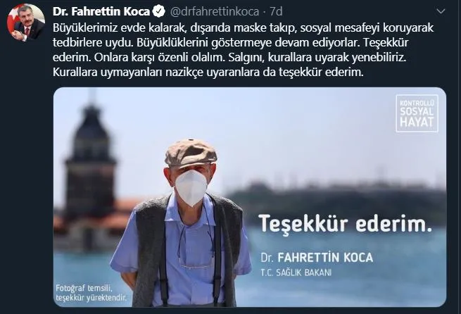 Son dakika: Sağlık Bakanı Fahrettin Koca'dan hem uyarı hem teşekkür - 1