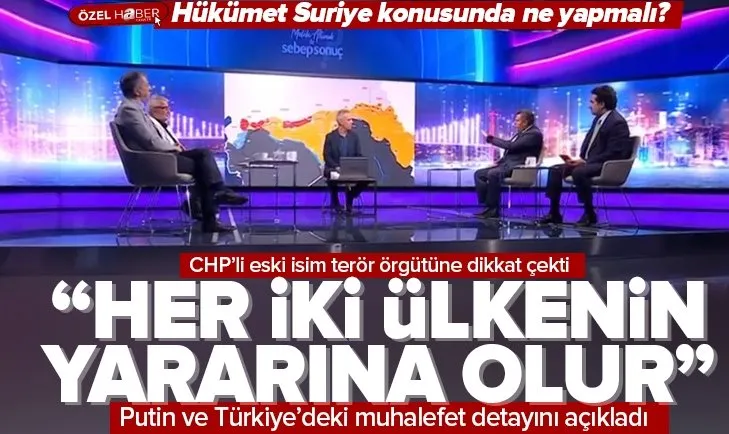 Hükümet Suriye konusunda olumlu adım atarsa Kılıçdaroğlu ve muhalefet geri adım atar mı? CHP’nin eski avukatı Kemal Çiçek yorumladı