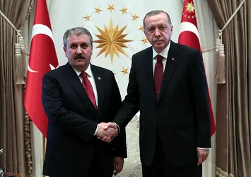 Başkan Erdoğan, Mustafa Destici ile görüştü