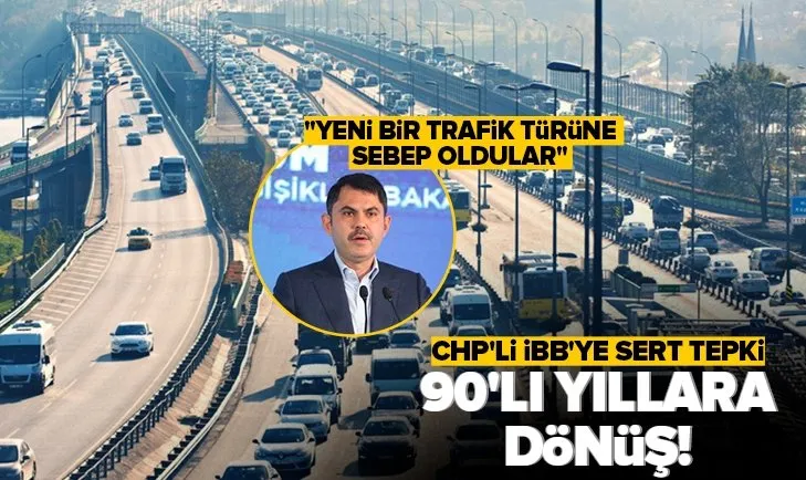 Çevre, Şehircilik ve İklim Değişikliği Bakanı Murat Kurum: İstanbul’da bugün 90’lı yıllara geri dönüş vardır