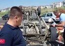 Freni boşalan kamyonet faciaya davetiye çıkardı!