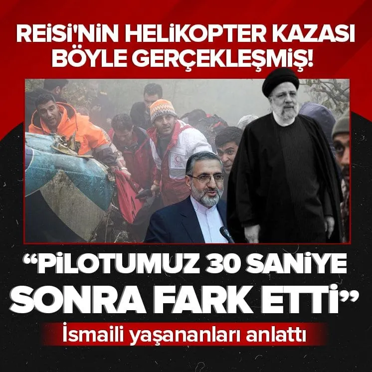 Reisi’nin helikopter kazası nasıl oldu?