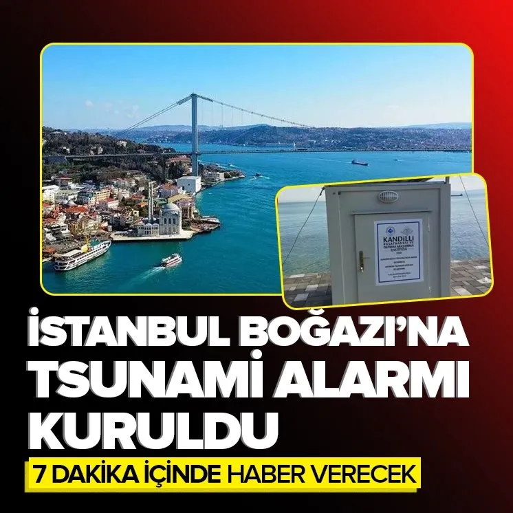 İstanbul’a tsunami alarmı kuruldu!